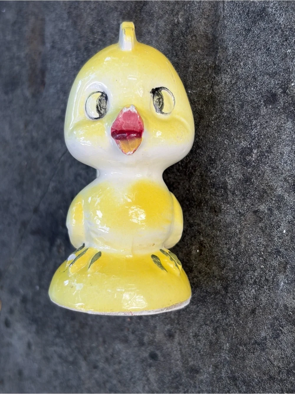 Vintage Norcrest Anthropomorphic Yellow Birds Ceramic Salt & Pepper Shakers Set